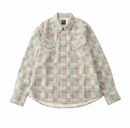 VISVIM 24AW I.C.T FOUR CORNERS CHECK L/S